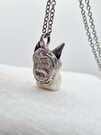 Schnauzer porcelain necklace, small