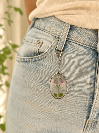 Twinflower Linnea Keychain.