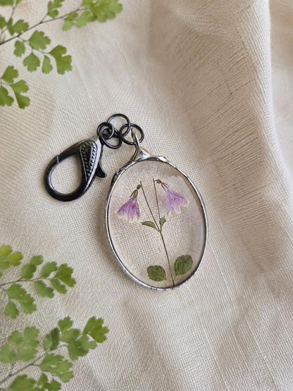 Twinflower Linnea Keychain.