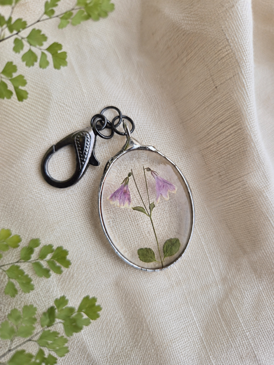 Twinflower Linnea Keychain.