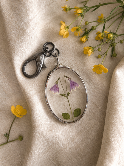 Twinflower Linnea Keychain.