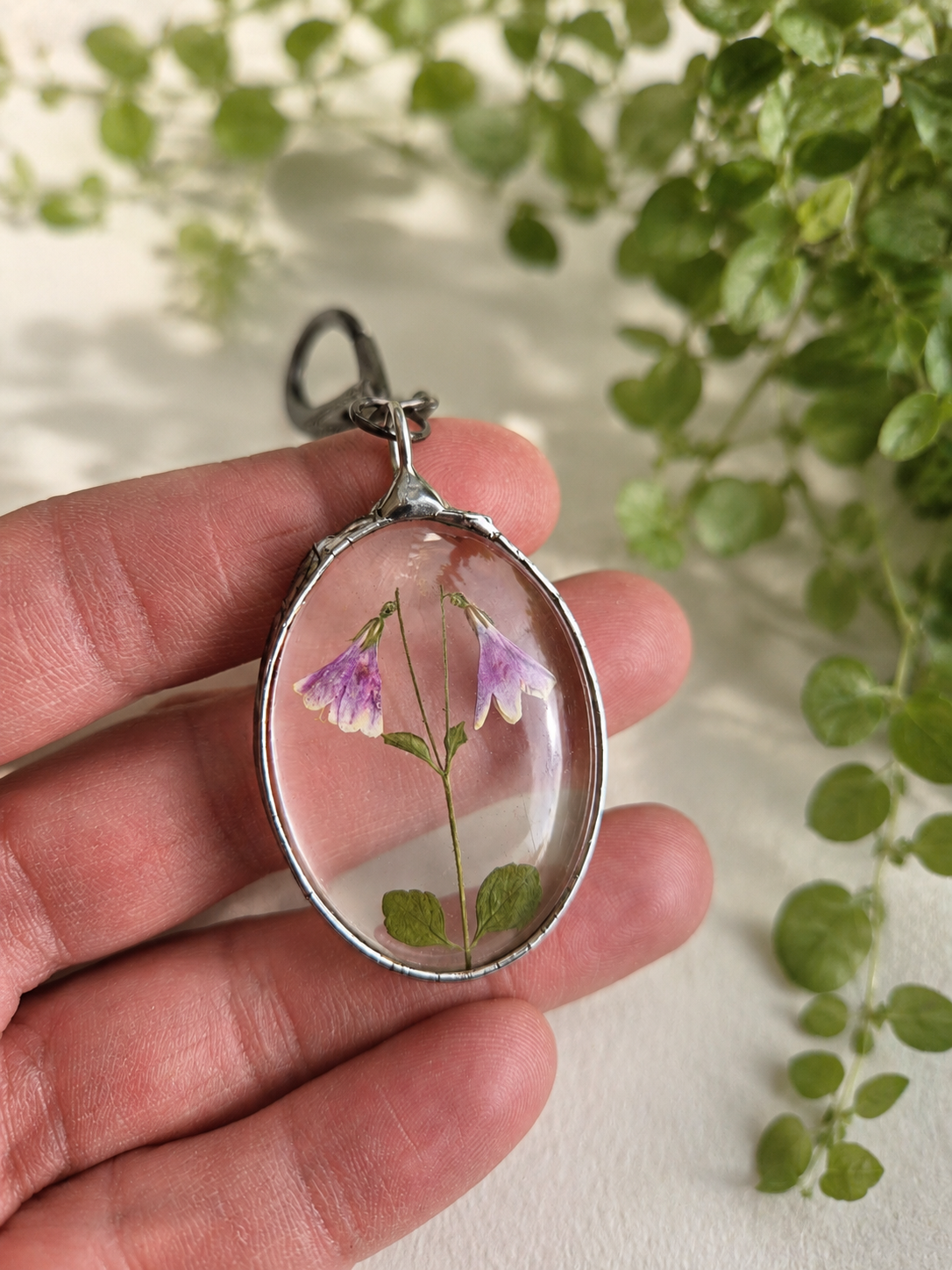 Twinflower Linnea Keychain.
